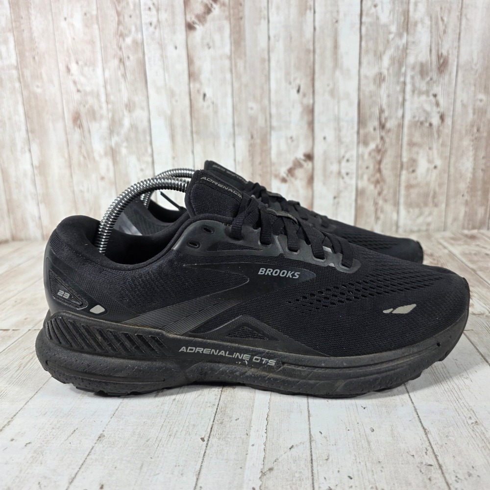 Brooks Adrenaline GTS 23 Black Wide 2E Running Shoes 1103912E020 Mens 8.5
